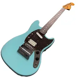 FENDER JAPAN MUSTANG SONIC BLUE KURT COBAIN ELECTRIC GUITAR WITH SOFT CASE