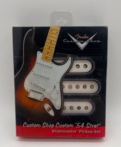 GENUINE FENDER CUSTOM SHOP '54 STRATOCASTER STRAT GUITAR PICKUPS SET - WHITE