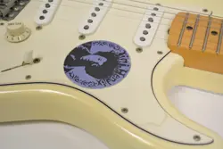 USED FENDER USA VOODOO STRATOCASTER WHITE/MAPLE FB NECK 1997'S ELECTRIC GUITAR