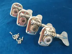 VINTAGE EARLY 1970'S FENDER MUSICMASTER BASS TUNERS NICKEL PLATE