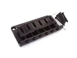 TRUE CUSTOM SHOP® BLACK HARDTAIL BRIDGE FOR MODERN FENDER STRAT OR TELECASTER 