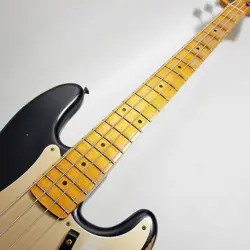 FENDER CUSTOM SHOP LTD 1958 PRECISION BASS RELIC AGED BLACK OVER CHOCOLATE SAFE 