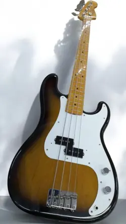 FENDER JAPAN PB57-US ELECTRIC BASS WITH GIG BAG - USED, MINOR WEAR