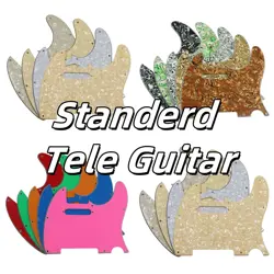 TELE TELECASTER PICKGUARD SCRATCH PLATE FOR FENDER GUITAR USA MEX FIT 43 COLOURS