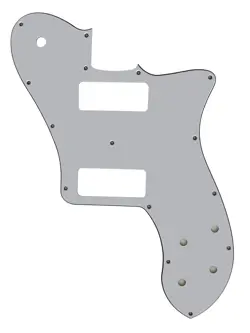 FOR FITS FENDER SQUIER TELECASTER DELUXE P90 STYLE GUITAR PICKGUARD 3 PLY WHITE
