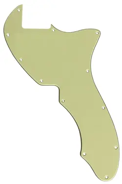 GREEN PICKGUARD GUITAR PARTS FOR US FENDER TELECASTER 69 THINLINE BLANK STYLE
