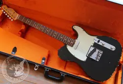 FENDER CUSTOM SHOP 1963 TELECASTER RELIC BLACK 2008 ELECTRIC GUITAR