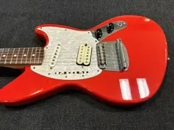 USED FENDER JAPAN JT95 JAG-STANG FIESTA RED 1998 CART COBAIN MODEL NO.RG1796