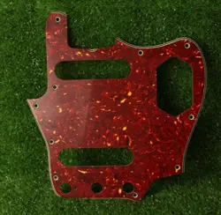 AGED PICKGUARD FOR 62 FENDER JAGUAR BROWN TORTOISE SHELL CELLULOID TOP AGP14-400