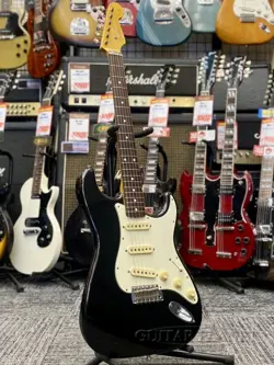 FENDER JAPAN ST62-TX -BLK BLACK - 2007-2010  ALDER BODY TEXAS SPECIAL PICKUPS