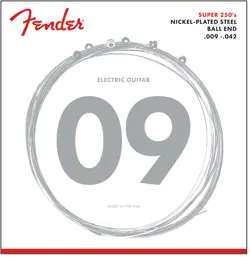 FENDER 250L NICKEL PLATED ELECTRIC GUITAR STRINGS 9-42