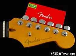 FENDER AMERICAN ULTRA II STRATOCASTER STRAT NECK + LOCKING TUNERS 