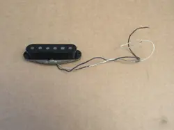 VINTAGE 1977 FENDER USA STRATOCASTER GUITAR PICKUP GREY BOTTOM WITH COVER 5.88K