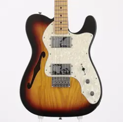 FENDER CLASSIC SERIES 72 TELECASTER THINLINE 3 COLOR SUNBURST ELECTRIC GUITAR