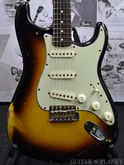 FENDER CUSTOM SHOP MBS 1962 STRATOCASTER RELIC -WIDE BLACK 2 COLOR SUNBURST- BY 