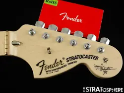 USA FENDER YNGWIE MALMSTEEN STRATOCASTER NECK + TUNERS STRAT SCALLOPED MAPLE