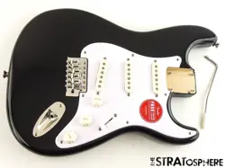 LOADED FENDER SQUIER CLASSIC VIBE 50S STRATOCASTER BODY STRAT BLACK
