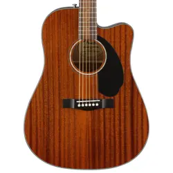 FENDER CD-60SCE DREADNOUGHT WALNUT FINGERBOARD ALL-MAHOGANY
