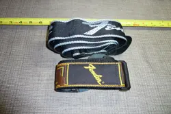 2 VINTAGE FENDER GUITAR STRAPS - ITEM DP