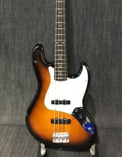 SQUIER BY FENDER AFFINITY SERIES JAZZ BASS BSB USED POPLAR BODY W/SOFT CASE