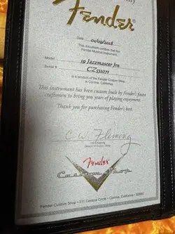 JAZZMASTER FIESTA RED