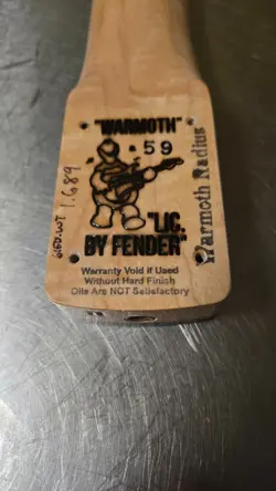 WARMOTH NECK FENDER STRATOCASTER CUSTOM BUILD