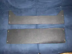 VINTAGE 1967 BACK PANELS FOR FENDER SUPER REVERB DRIP EDGE AMPLIFIER