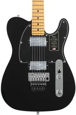 FENDER AMERICAN ULTRA LUXE TELECASTER FLOYD ROSE HH - MYSTIC BLACK
