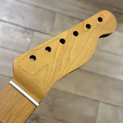 ROASTED MAPLE VINTAGE TELE 21 FRET NECK NITRO SATIN FITS TELECASTER FENDER VTM1A