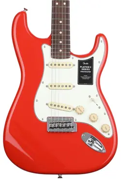 FENDER PLAYER II STRATOCASTER ELECTRIC GUITAR - CORAL RED WITH ROSEWOOD