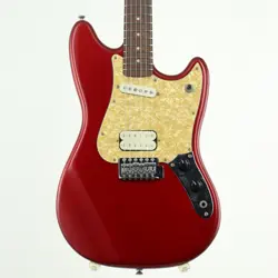 SQUIER BY FENDER FSR CYCLONE CANDY APPLE RED USED 2011 MAPLE NECK W/SOFT CASE