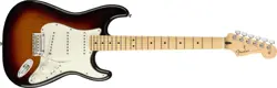 FENDER PLAYER STRATOCASTER ELECTRIC GUITAR, MAPLE FINGERBOARD - 3 TONE SUNBURST