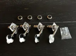 GENUINE FENDER SQUIER P PJ J JAG BASS GUITAR TUNING KEYS MACHINE HEADS SET OF 4