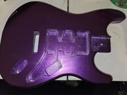 NEW METALLIC DEEP PURPLE RED SOLID ALDER ELECTRIC GUITAR BODY FITS FENDER STRAT