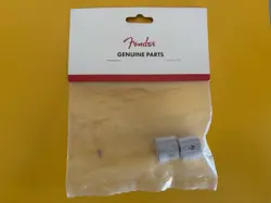 GENUINE FENDER ORIGINAL VINTAGE TELE KNOBS CHROME TELECASTER GUITAR 099-2056-000