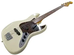 FENDER JAPAN JB62-80US ELECTRIC BASS VINTAGE WHITE, USA VINTAGE PICKUPS, USED
