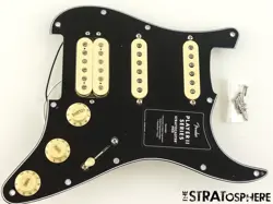 FENDER PLAYER II STRAT HSS LOADED PICKGUARD PICKUPS STRATOCASTER ALNICO BLACK