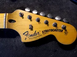 GENUINE FENDER LIC RELIC STRAT NECK AGED NITRO 68 69 STRATOCASTER MR G'S CUSTOM