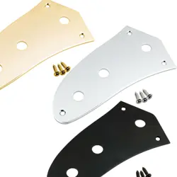 LOWER CONTROL PLATE FOR FENDER JAGUAR GUITAR WITH SCREWS, STEEL