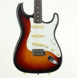 FENDER JAPAN ST62-55 E SERIAL PERIOD 3TONE SUNBURST USED ELECTRIC GUITAR  1980