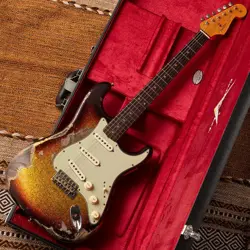 FENDER CUSTOM SHOP 63 STRAT SUPER HEAVY RELIC 2024 ELECTRIC GUITAR