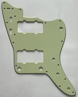 FOR FIT FENDER US JAZZMASTER STYLE GUITAR PICKGUARD 3 PLY VINTAGE GREEN