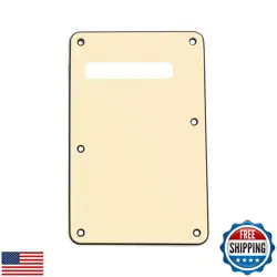 PHRILAM 6 HOLES GUITAR BACK PLATE CAVITY COVER PICKGUARD FOR FENDER STANDARD 