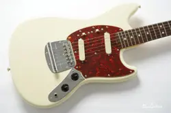 FENDER JAPAN MG65 - VINTAGE WHITE USED ELECTRIC GUITAR