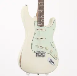 USED FENDER ROAD WORN 60S STRATOCASTER PAU FERRO OLYMPIC WHITE 2019 FREE SHIPPIN