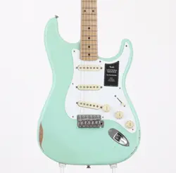 ELECTRIC GUITAR USED FENDER MEXICO VINTERA ROAD WORN 50S STRATOCASTER SURF GREEN