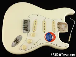 AMERICAN FENDER JEFF BECK STRAT LOADED BODY STRATOCASTER OLYMPIC WHITE