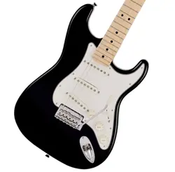 FENDER MADE IN JAPAN JUNIOR STRATOCASTER MAPLE FINGERBOARD BLACK ELECTRIC GUITAR