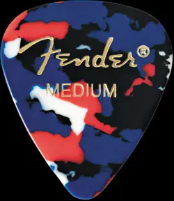 FENDER 351 PREMIUM CELLULOID GUITAR PICKS CONFETTI - MEDIUM 144-PACK (1 GROSS)