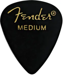 FENDER 351 PREMIUM CELLULOID GUITAR PICKS WHITE - MEDIUM 144-PACK (1 GROSS)